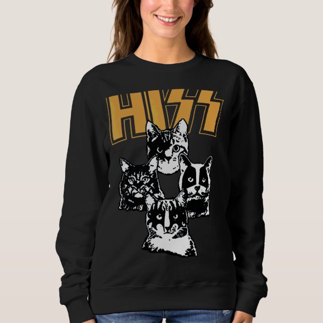 Sudadera Su dulce gato mamá gatito gatos gatitos rock 1 (Anverso)