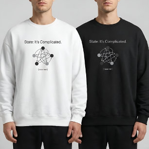 Sudadera Su estado es complicado Humor de programador