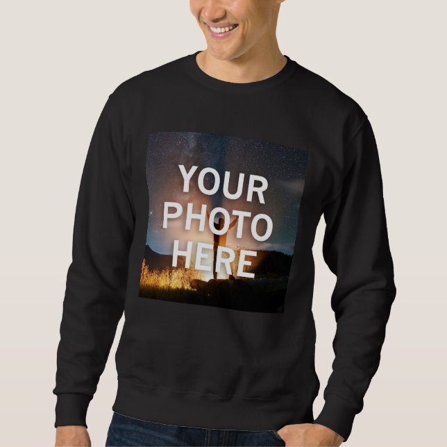 Sudadera Su foto aquí (Anverso)