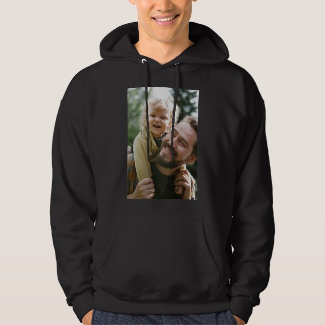 Sudadera Su foto Hoodie, foto personalizada del Personaliza (Anverso)
