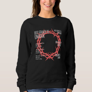 Sudadera Su Gracia Es Suficiente - Jesucristo Cristianismo 