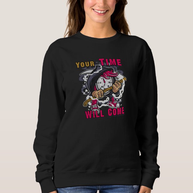 Sudadera Su hora llegará (Anverso)