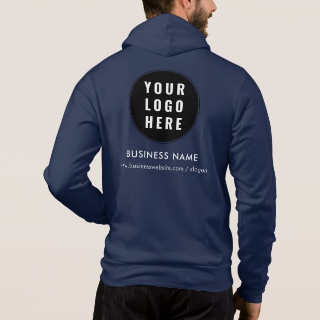 Sudadera Su logotipo de empresa Empleados Empresariales Swa (Reverso)