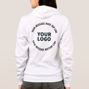 Sudadera Su logotipo diseño o imagen Texto editable en ne