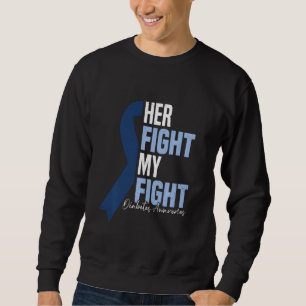 Sudadera Su lucha contra la diabetes luchadora de la concie