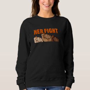 Sudadera Su Lucha Es Mi Conciencia De Crps Rsd Naranja Ri