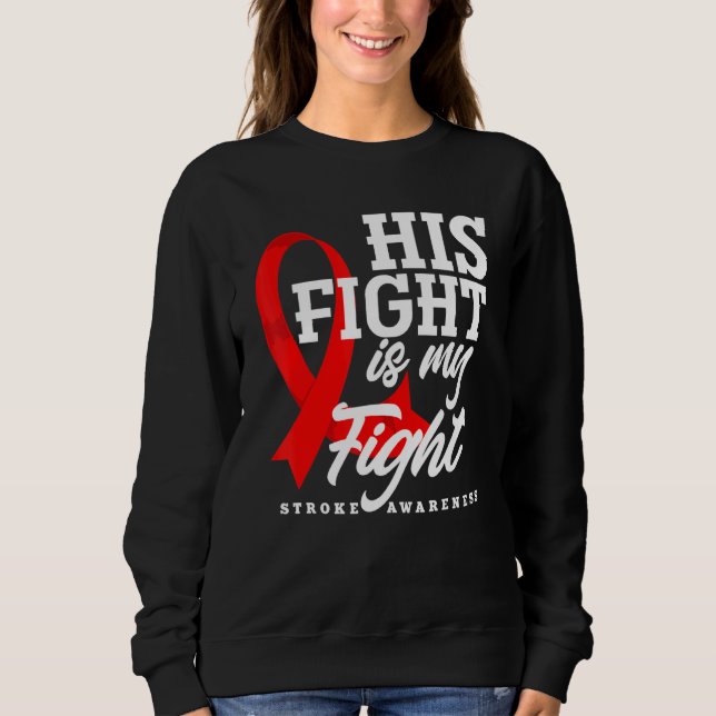 Sudadera Su Lucha Es Mi Conciencia De La Cinta Roja (Anverso)