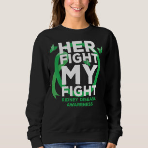 Sudadera Su Lucha Es Mi Conciencia Sobre La Enfermedad Rena