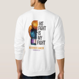Sudadera Su lucha es mi lucha: Conciencia sobre el cáncer d