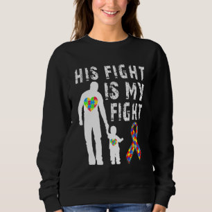 Sudadera Su Lucha Es Mi Lucha Concienciación Y Apoyo Al Aut