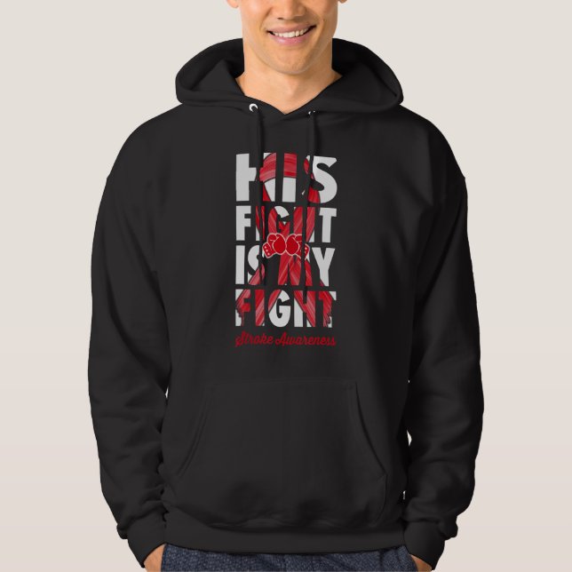Sudadera Su Lucha Es Mi Lucha Concientizar Sobre La Cinta R (Anverso)