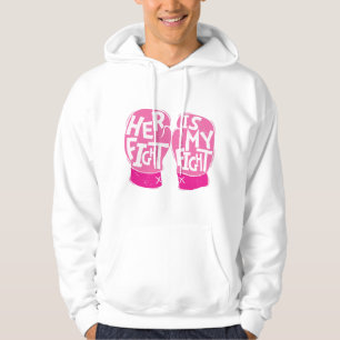 Sudadera Su lucha es mi lucha contra el cáncer de mama Conc