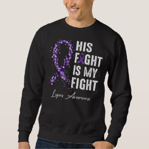 Sudadera Su Lucha Es Mi Lucha Contra El Lupus De Cinta Púrp