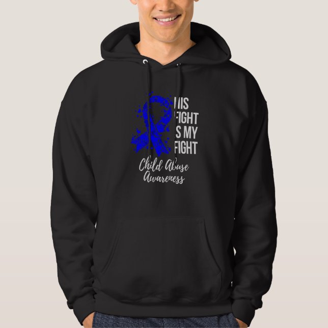 Sudadera Su lucha es mi lucha contra el maltrato infantil C (Anverso)