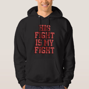 Sudadera Su lucha es mi lucha Enfermedad cardíaca coronaria