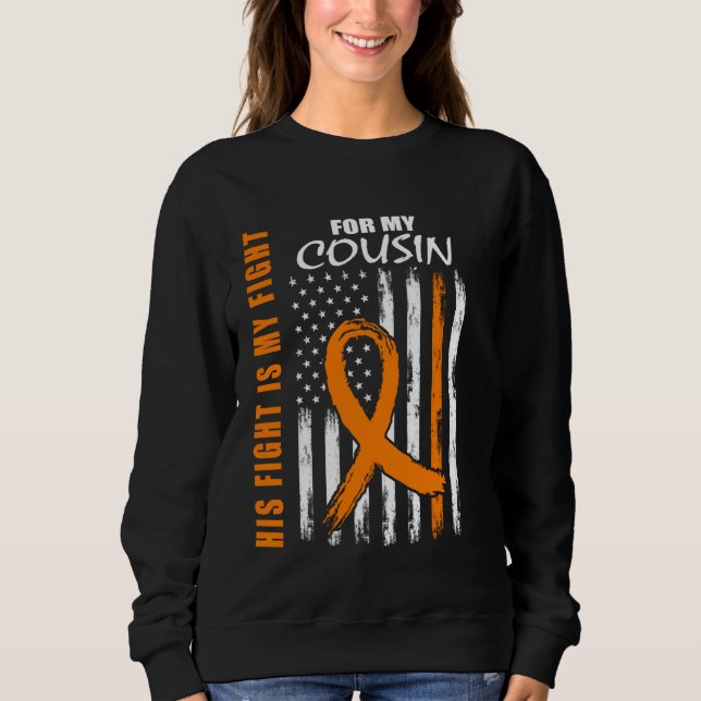 Sudadera Su lucha es mi lucha Primo Esclerosis Múltiple Fl (Anverso)