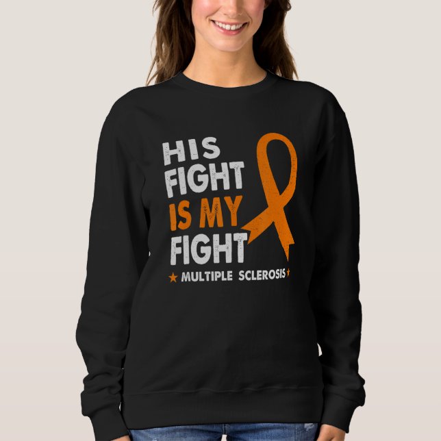 Sudadera Su Lucha Es Mi Lucha Señora Esclerosis Múltiple Aw (Anverso)