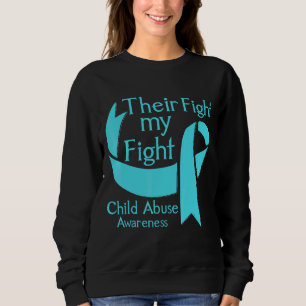 Sudadera Su Lucha Es Mi Mes De Conciencia Sobre El Maltrato