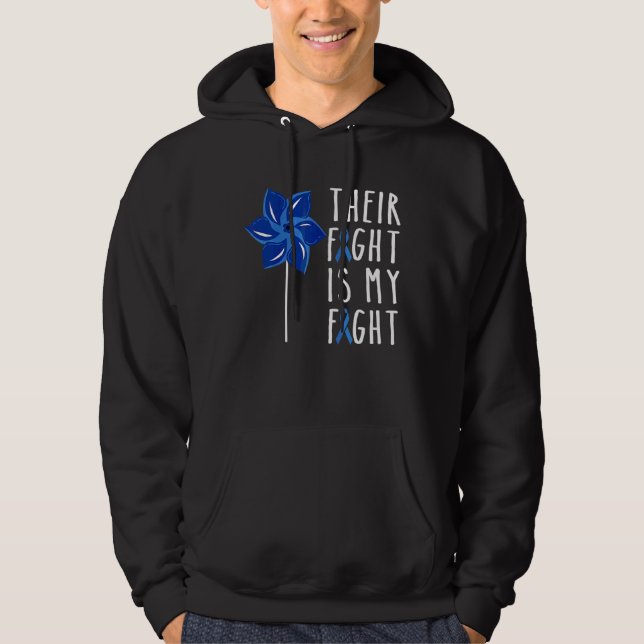 Sudadera Su Lucha Es Mi Mes De Conciencia Sobre El Maltrato (Anverso)