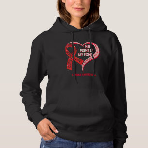 Sudadera Su Lucha Es Mi Oído De La Cinta De Concienciación