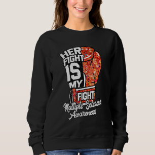 Sudadera Su Lucha Es Mi Pelea De Boxeo Glove Múltiple Escle