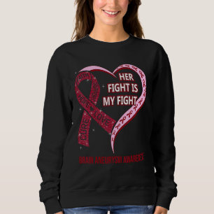 Sudadera Su Lucha Es Mi Riña De Concienciación Sobre El Ane