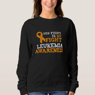 Sudadera Su Naranja de lucha Ribbon Leukemia Apoyo a la Con