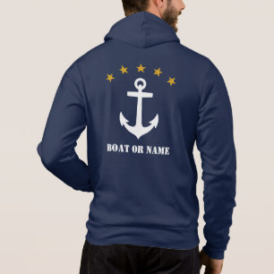 Sudadera Su nombre o nombre de barco Anchor clásico Estrel