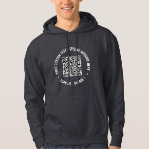 Sudadera Su pantalla de texto Personalizado de información