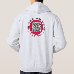 Sudadera Su Personalizado de exploración de código QR y el