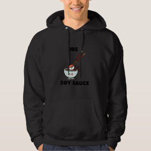Sudadera Su Salsa de Soja Pareja Coincidente Cute Foodie Su