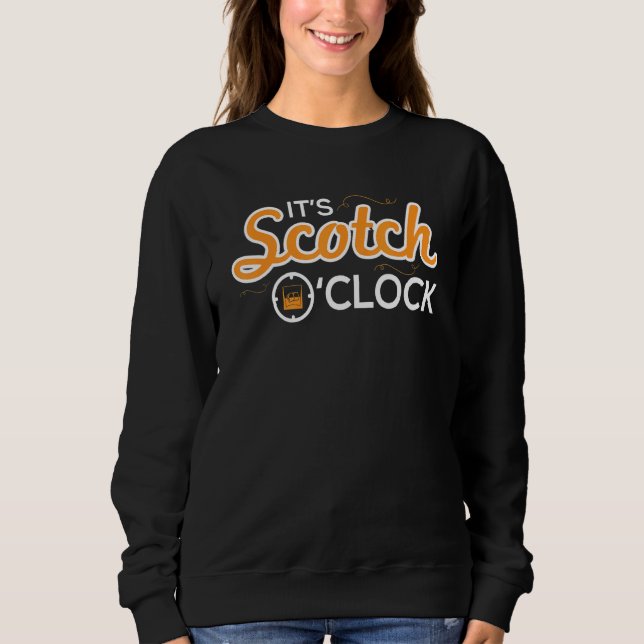 Sudadera Su Scotch O Clock Time Whiskey Makers (Anverso)