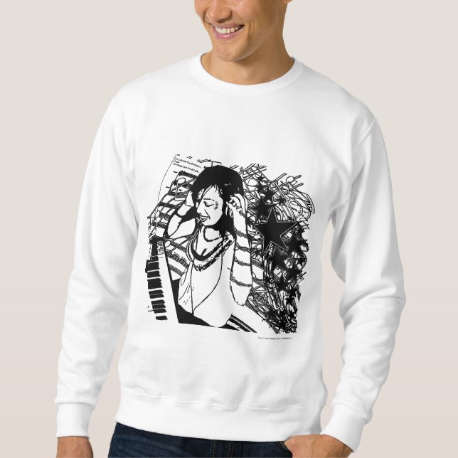 Sudadera Su vida, su música (Anverso)