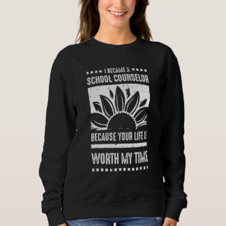 Sudadera Su vida vale mi tiempo consejero escolar