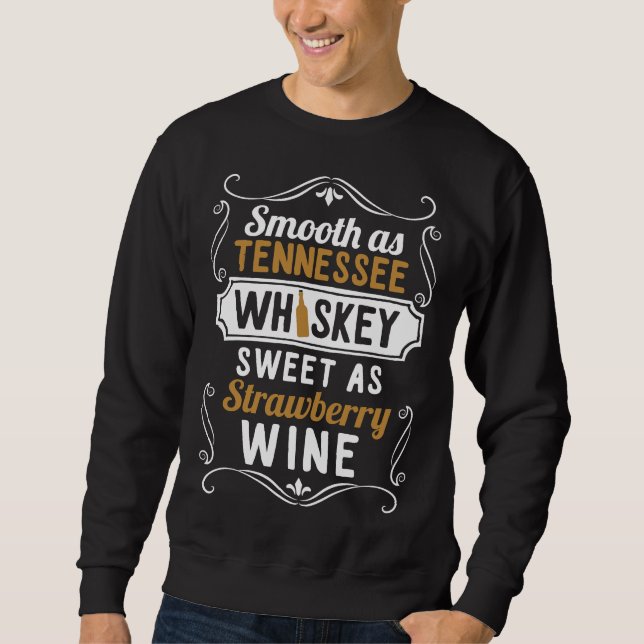 Sudadera Suave Como Tennessee Whiskey Sweiskey Como Fresa W (Anverso)