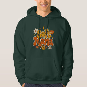Sudadera Suave diseño floral retro groovy de Mama Lindo B