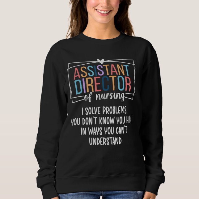 Sudadera Subdirector de Enfermería Funny ADON (Anverso)