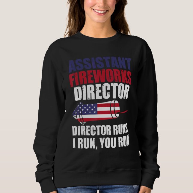 Sudadera Subdirector de Fireworks Director Ejecutar Firewor (Anverso)