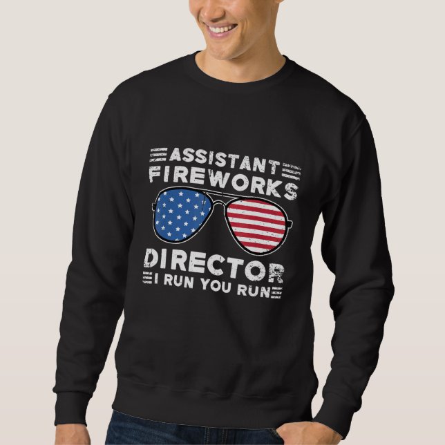 Sudadera Subdirector De Fuegos Artificiales Te Ejecuto El 4 (Anverso)