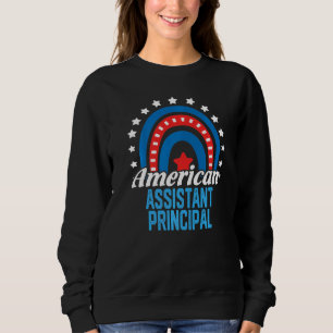 Sudadera Subdirector estadounidense bandera arcoíris de EE.