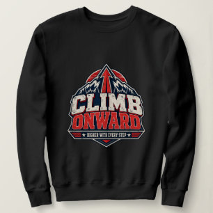 Sudadera Sube hacia adelante Vintage Montaña Motivación Ave