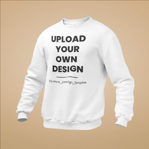 Sudadera Sube tu propio diseño aquí Plantilla personaliza