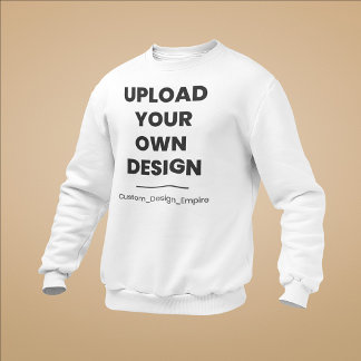 Sudadera Sube tu propio diseño aquí | Plantilla personaliza