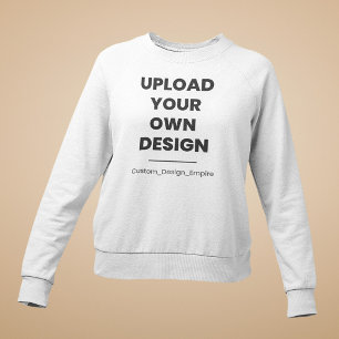 Sudadera Sube tu propio diseño aquí Plantilla personaliza