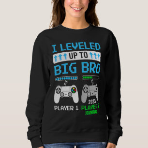 Sudadera Subí a Hermano Mayor 2023 Lindo Voy a Ser Un Herma