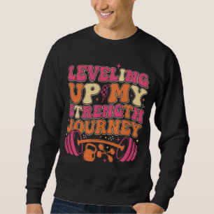 Sudadera Subiendo de Nivel el Viaje de Fuerza Crecimiento