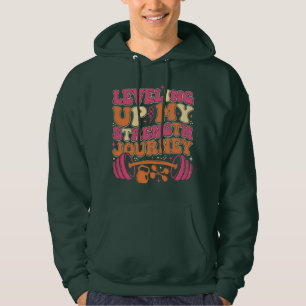 Sudadera Subiendo de Nivel el Viaje de Fuerza   Crecimiento
