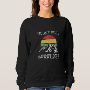 Sudadera Subió a la cumbre del Monte Fuji 2023 Senderismo J