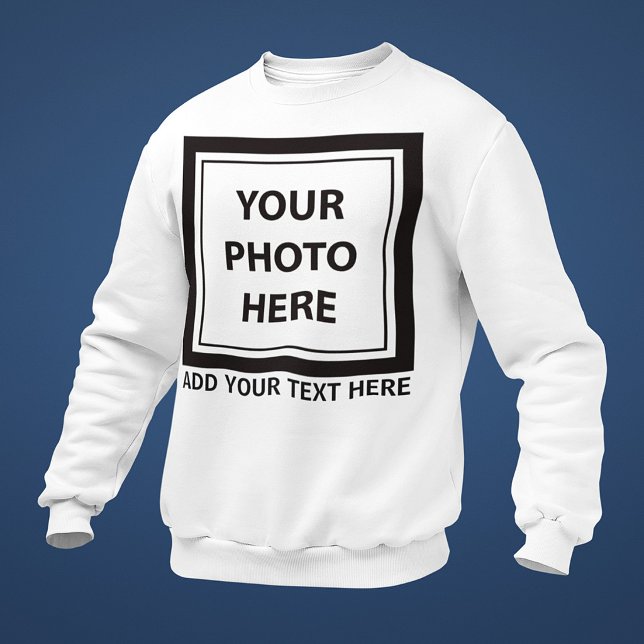 Sudadera Subir imagen foto y agregar texto – Personalizar (Subido por el creador)