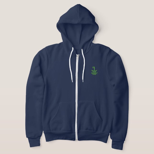 Sudadera Subir la cremallera (Navy Vivid) (Distribución)
